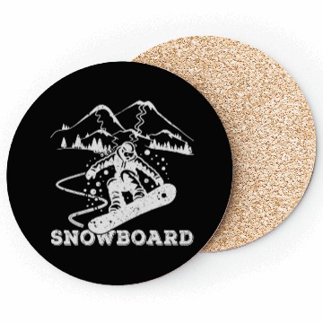 Discover Snowboarding Freestyle Big Mountain Boarding Coasters