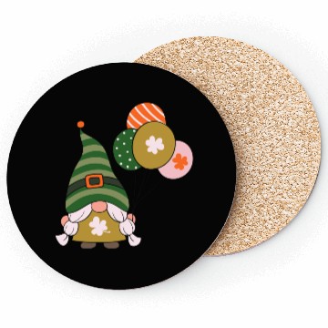 Discover Lucky Irish girl gnome Coasters