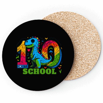 Discover 100 Days Of School Coasters