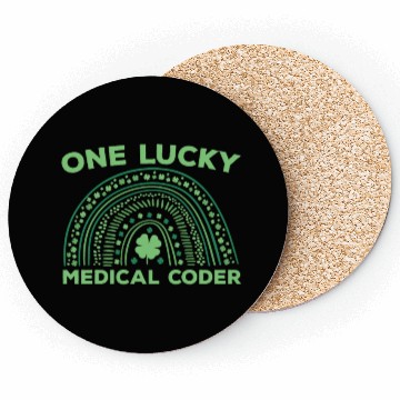 Discover Medical Coder St.Patrick's Day Coasters