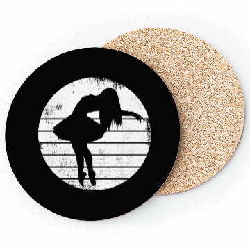Discover Ballet Girl Sketch Coasters