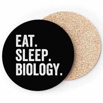 Discover Eat Sleep Biology Coasters