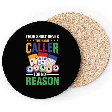 Discover Thou Shalt Never The Name Caller Bingo for a Coasters