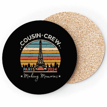 Discover Cousin Crew Paris France Making Memories 2024 Coasters