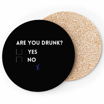 Discover Are you drunk? Coasters