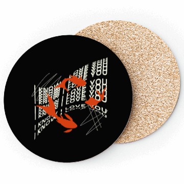 Discover I know I love you fish Coasters