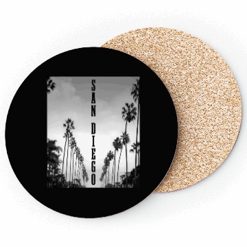 Discover San Diego California Vintage Souvenir Coasters