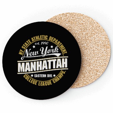 Discover NY State Athletic Department Coasters