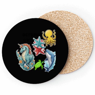 Discover Deep ocean life Coasters