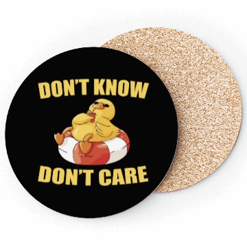 Discover Duck Goose Geese Funny Dont Know Dont Care Coasters