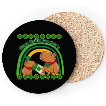 Discover Capybara saint Patrick´s day Coasters