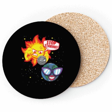 Discover Total Solar Eclipse Stop Staring 4.08.24 Eclipsest Coasters