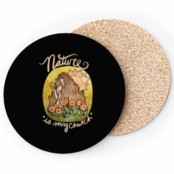 Discover Nature is my Church Coasters