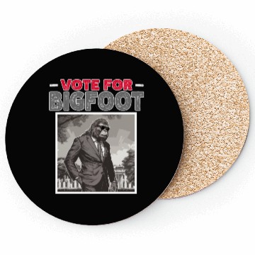Discover Presidential elections 2024 Bigfoot Coasters