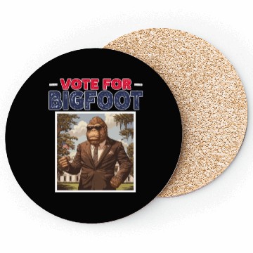 Discover Presidential elections 2024 Bigfoot Coasters