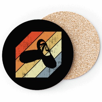 Discover Ballet Shoes Vintage Look Coasters