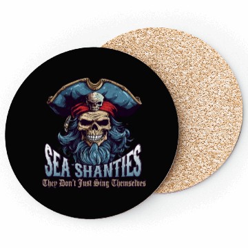 Discover Sea Shanty Sing Themselves Sea Shanty Ship Pirate Coasters