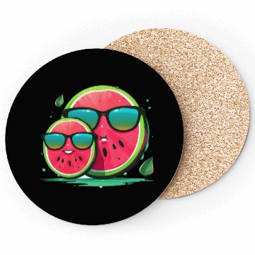Discover Dad watermelon Coasters