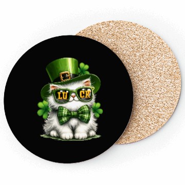 Discover Lucky Charm Cat Coasters