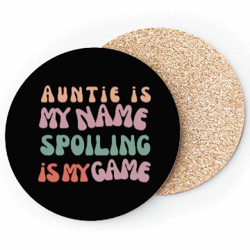 Discover Aunt, Aunt Gift, Auntie Coasters, AUNT Established