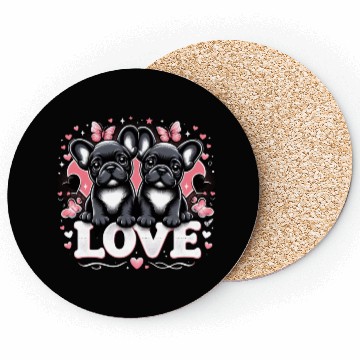 Discover French bulldogs Coasters
