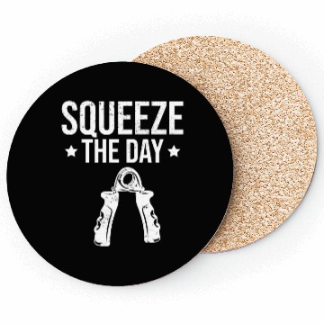 Discover Squeeze The Day Workout Gym Quote Coasters