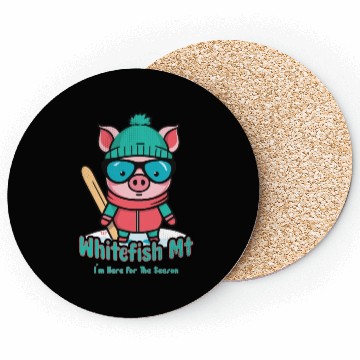 Discover Cute Pig Skiing Whitefish Mountain Coasters