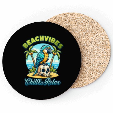Discover Beach Vibes Coasters