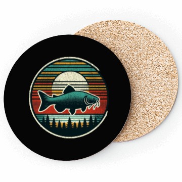 Discover Flathead Catfish Fishing Coasters