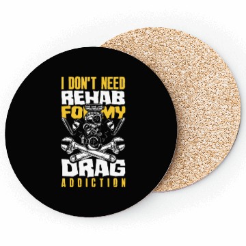 Discover Funny Drag Race Drag Racing Gift Coasters