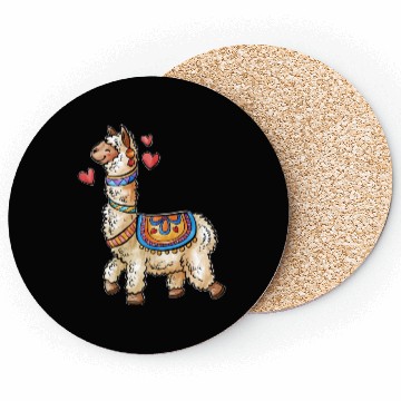 Discover llama for animals lover Coasters