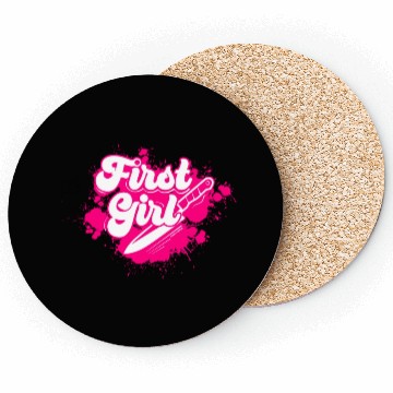Discover First Girl Coasters