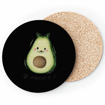 Discover Avocado Cat Coasters