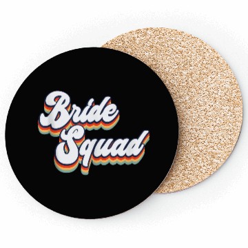 Discover Bride Squad Bachelorette Party Coasters