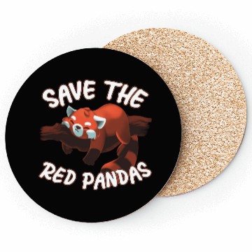 Discover Save The Red Pandas Coasters