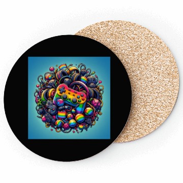 Discover Controller Lovefest Gaymer Coasters