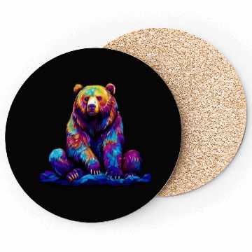 Discover Cool Wilderness Bear Coasters