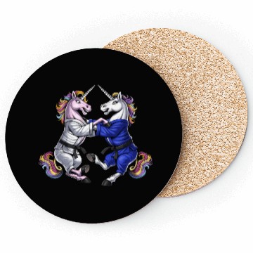 Discover Unicorns Jiu-Jitsu Wrestling Coasters