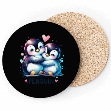 Discover Cute Penguin, Couple Outfit, You are my Penguin Coasters