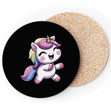 Discover Happy Unicorn dancing Coasters