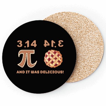 Discover pie it was delicious pie day funny Coasters