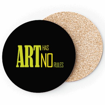 Discover art has no rules cool one Coasters
