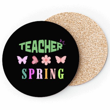 Discover Teacher spring Coasters