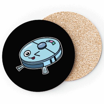 Discover Cute Robot Vacuum Cleaner Coasters