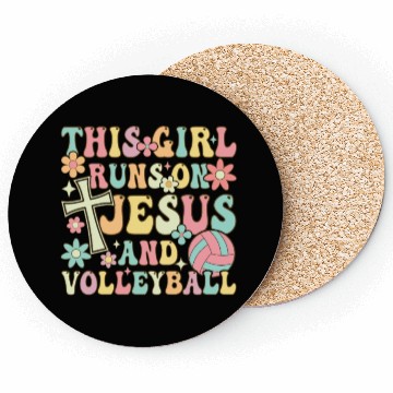 Discover Volleyball Girl Coasters