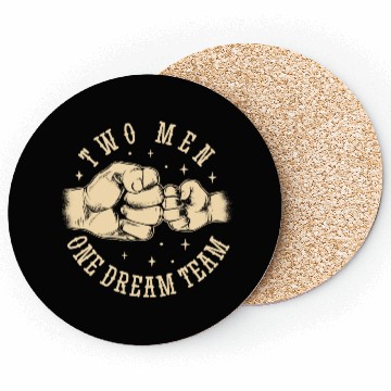 Discover Father and son bump fists Coasters