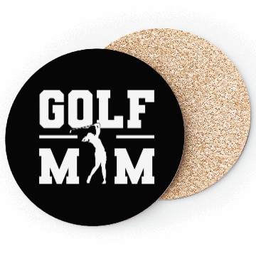 Discover Golf Mom Professional Golfer Coasters