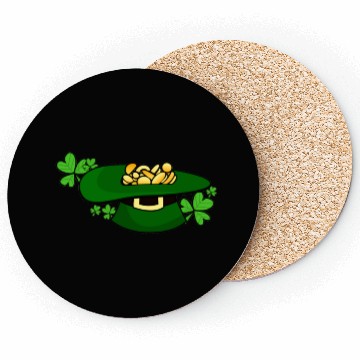Discover St. Patrick Hat Coasters