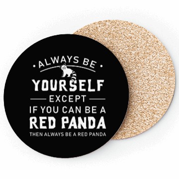 Discover Cute Red Panda Gift Panda Lover Christmas Coasters