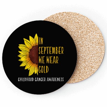 Discover In September Wear Gold Coasters
